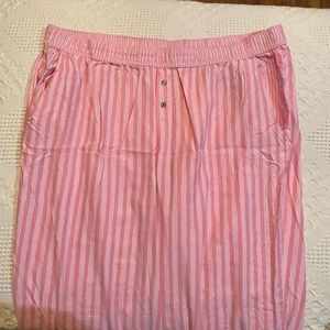 Victoria's Secret pink striped pajama pants